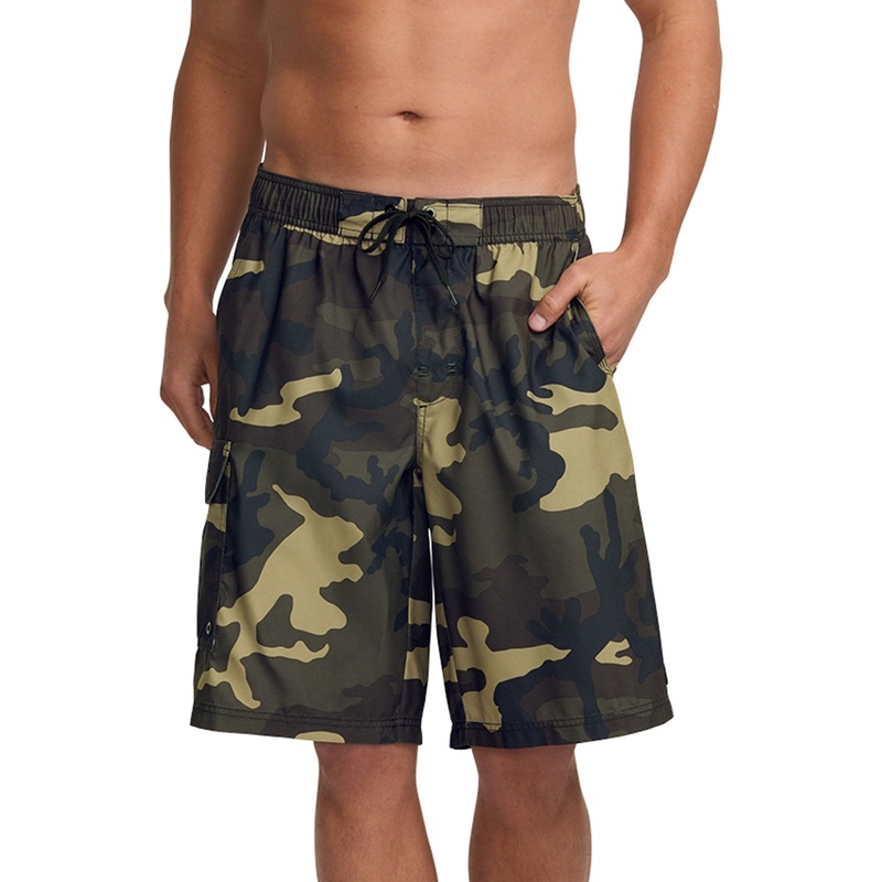 Thrown On LB Boardshorts|MED|LRG|SM|XL|CAMO (CMM)|BLACK (BLK)