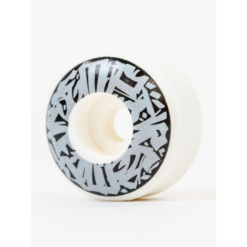Acrylic Silver/Black Skateboard Wheels