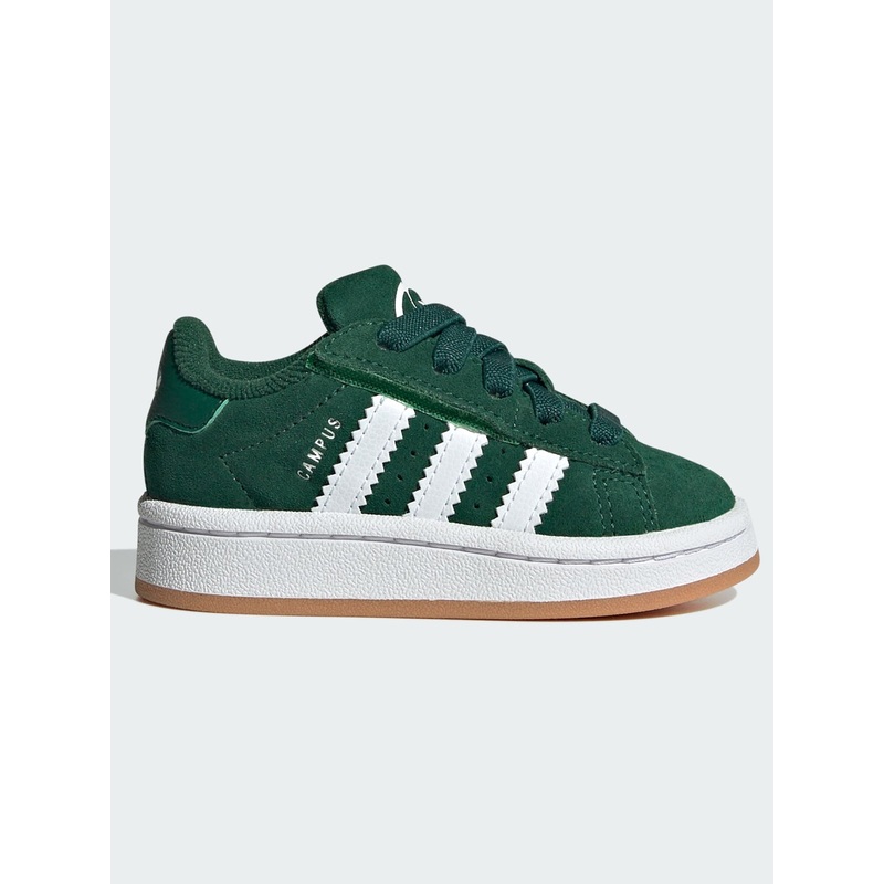 Campus 00S Dark Green/White/Gum2 Shoes (Little Kids)