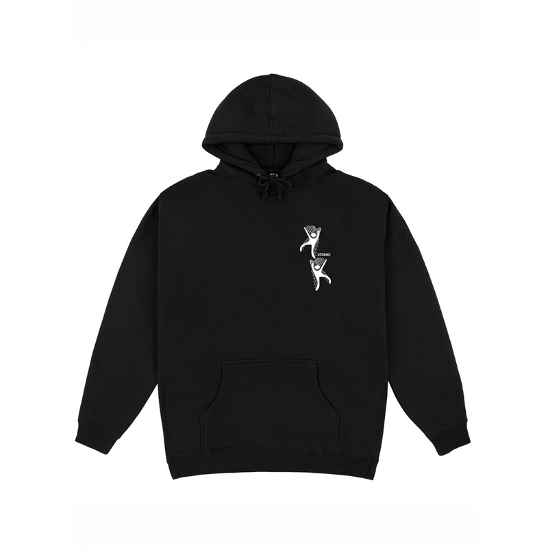 Body Roll Hoodie|MED|LRG|XL|BLACK