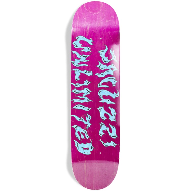 EX7 Ice Font Ket Ski 8.5” Skateboard Deck