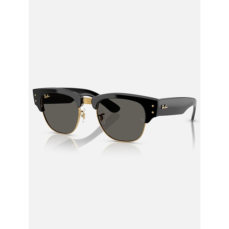 Ray-Ban x A$AP Rocky Mega Clubmaster Black On Gold/Dark Grey Sunglasses