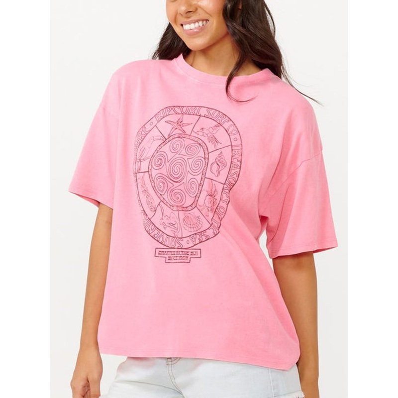 Souvenir Heritage T-Shirt|XS|SM|MED|LRG|MID PINK (8031)