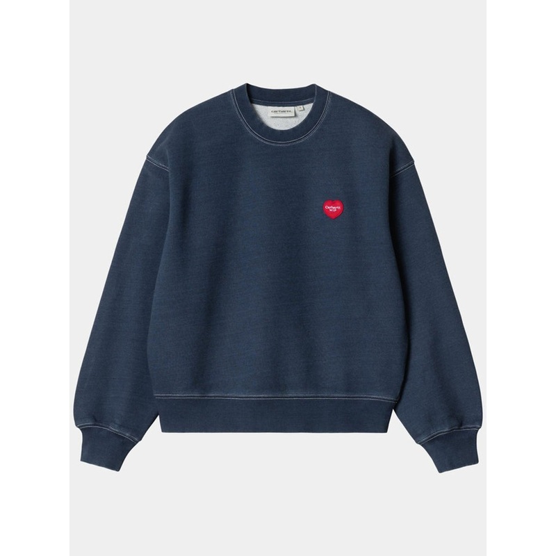 W’ Ingo Crewneck|SM|MED|LRG|DARK BLUE GARMENT DYED