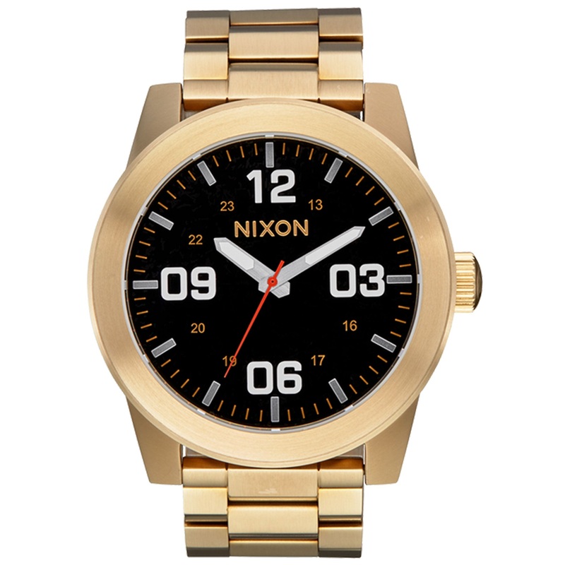 Corporal Stainless Steel Yellow Gold/Black Watch