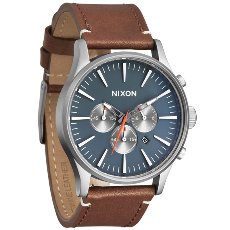 sentry-chrono-leather-lt-gunmetal-basalt-sienna-watch_1 Sentry Chrono Leather LT Gunmetal/Basalt/Sienna Watch