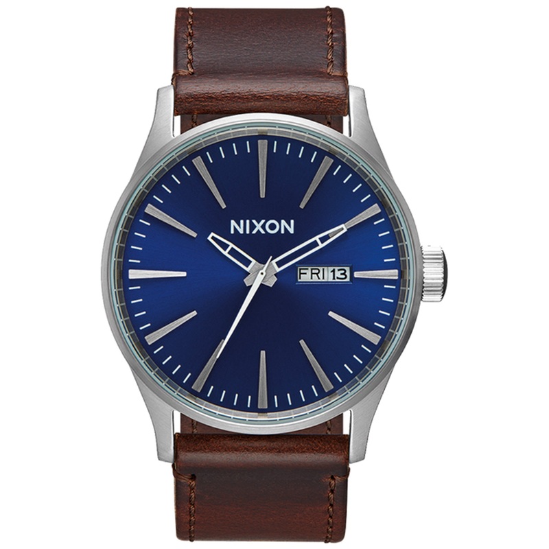 Sentry Leather Blue/Brown Watch