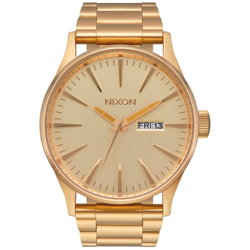 Sentry Stainless Steel All Gold Watch