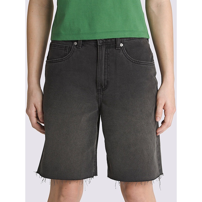 Sirelle Cut-Off Jorts Shorts|24|25|26|27|28|29|30|32|WASHED BLACK (EMQ)