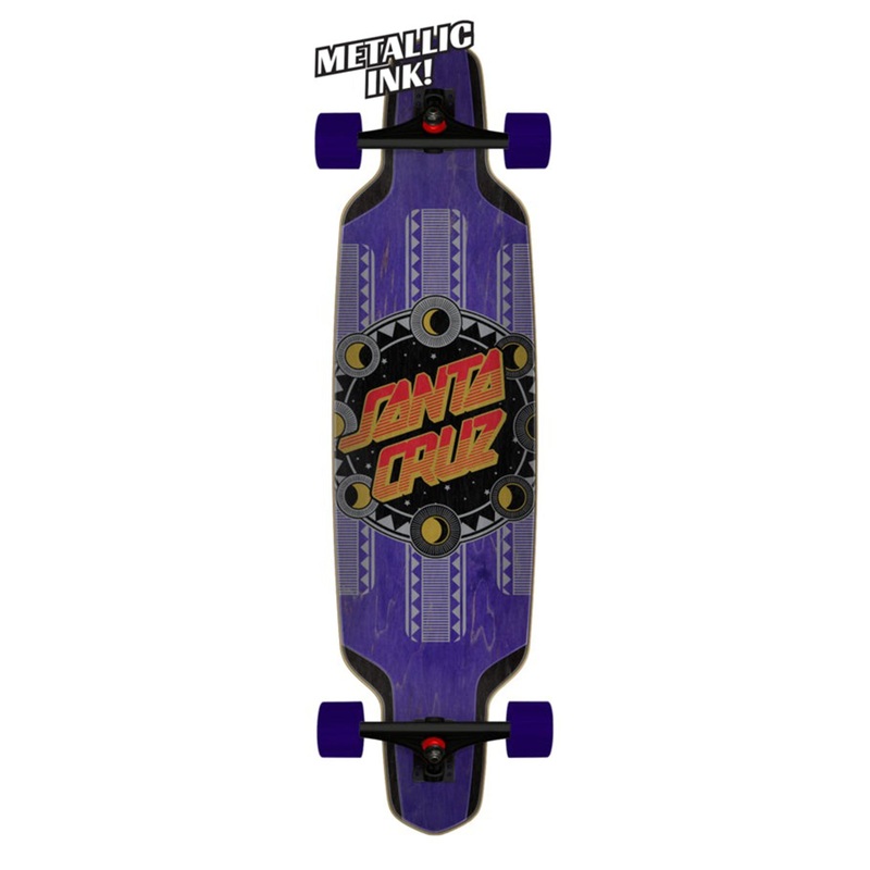 Long Drop Down Phase Dot 9.5 X 37.52 Complete Longboard