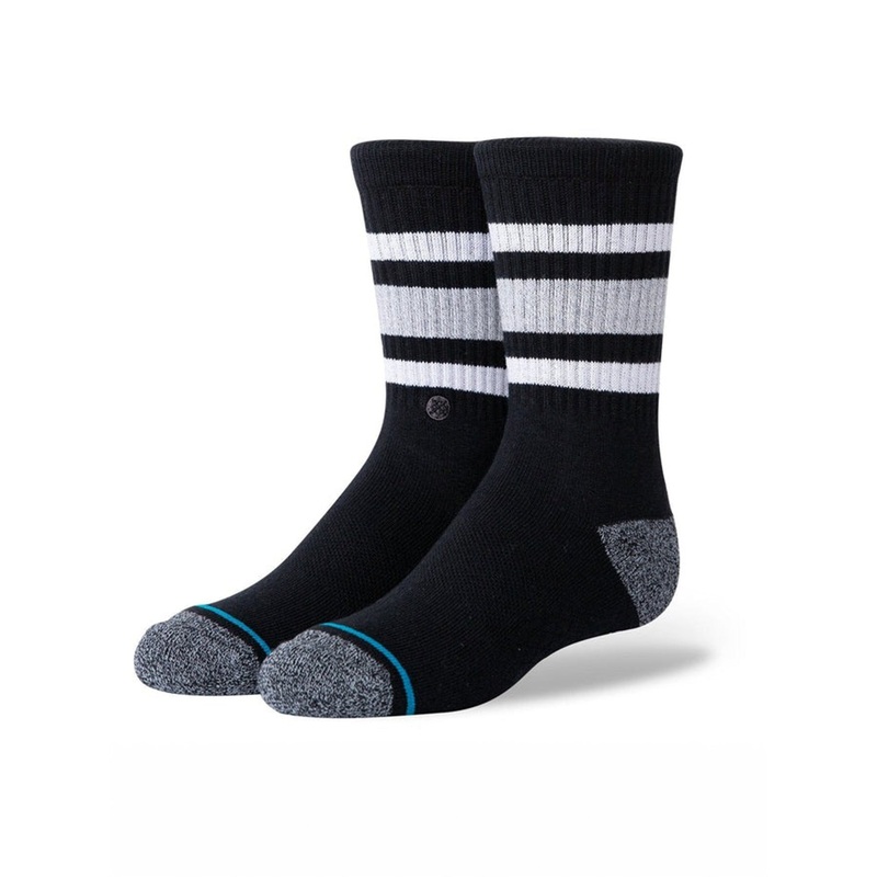 Boyd Socks (Kids)|SM|MED|LRG|BLACK (BLK)|WHITE/BLUE (WBL)