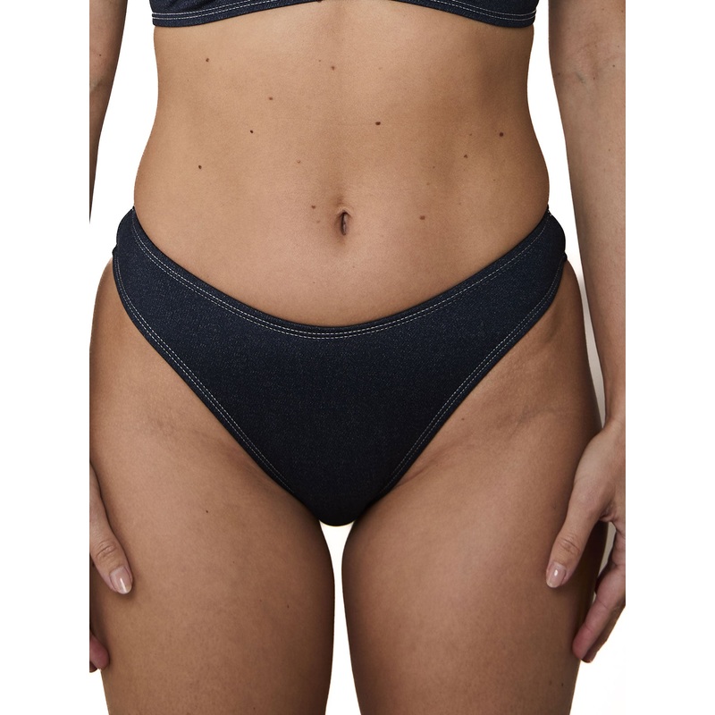 Georgette Denim Bikini Bottom|XS|SM|MED|LRG|DENIM
