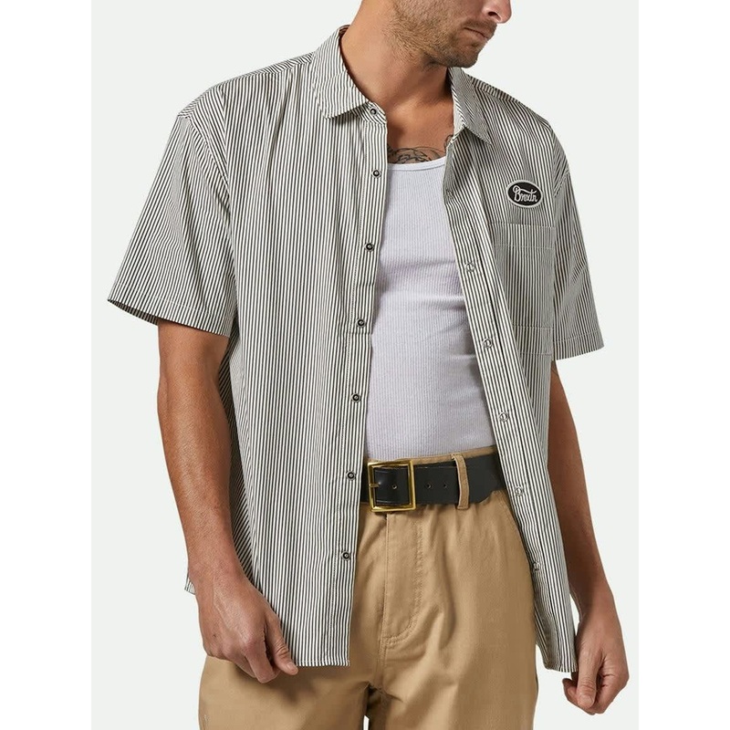 Builders Auto Short Sleeve Buttondown Shirt