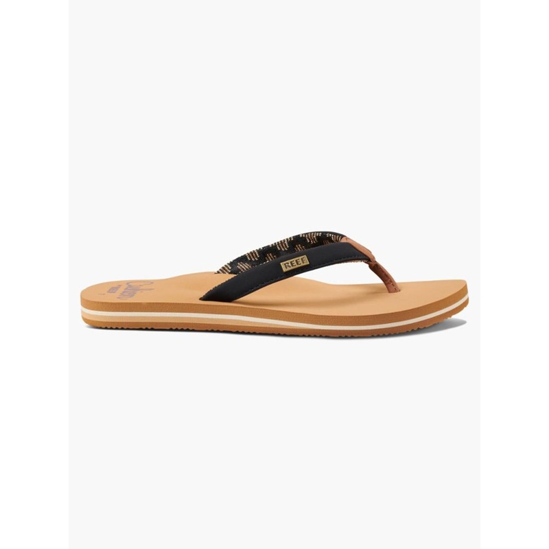 Cushion Sands Black/Brown Sandals