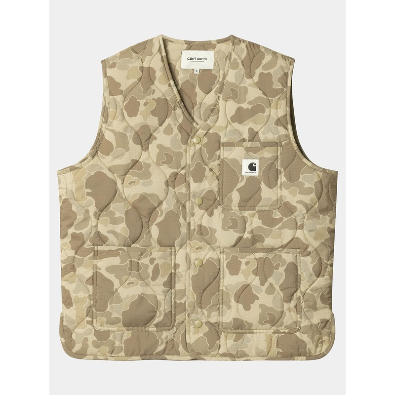 W’ Skyler Vest|SM|MED|LRG|CAMO DUCK DESERT