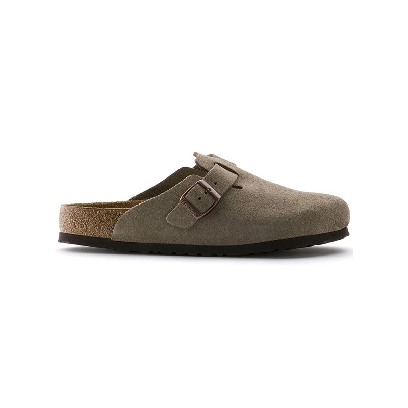 Boston Soft Footbed Suede N Taupe Shoes