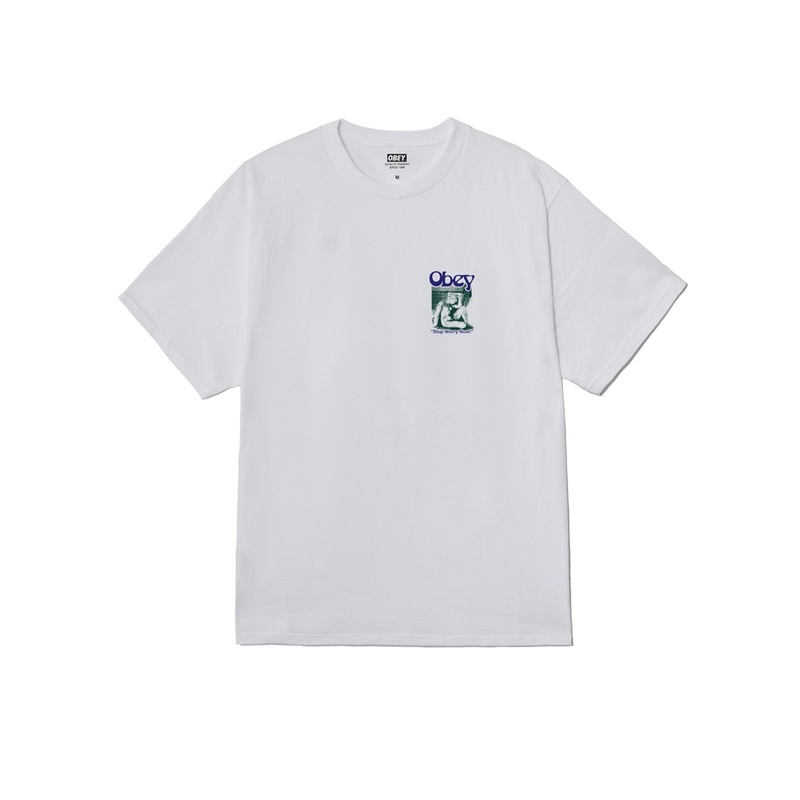 Stop Worry Now T-Shirt|SM|MED|LRG|XL|WHITE (WHT)
