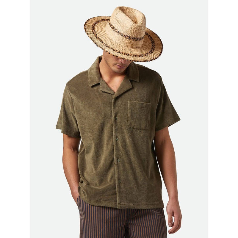 Bunker Terry Cloth Short Sleeve Buttondown Shirt