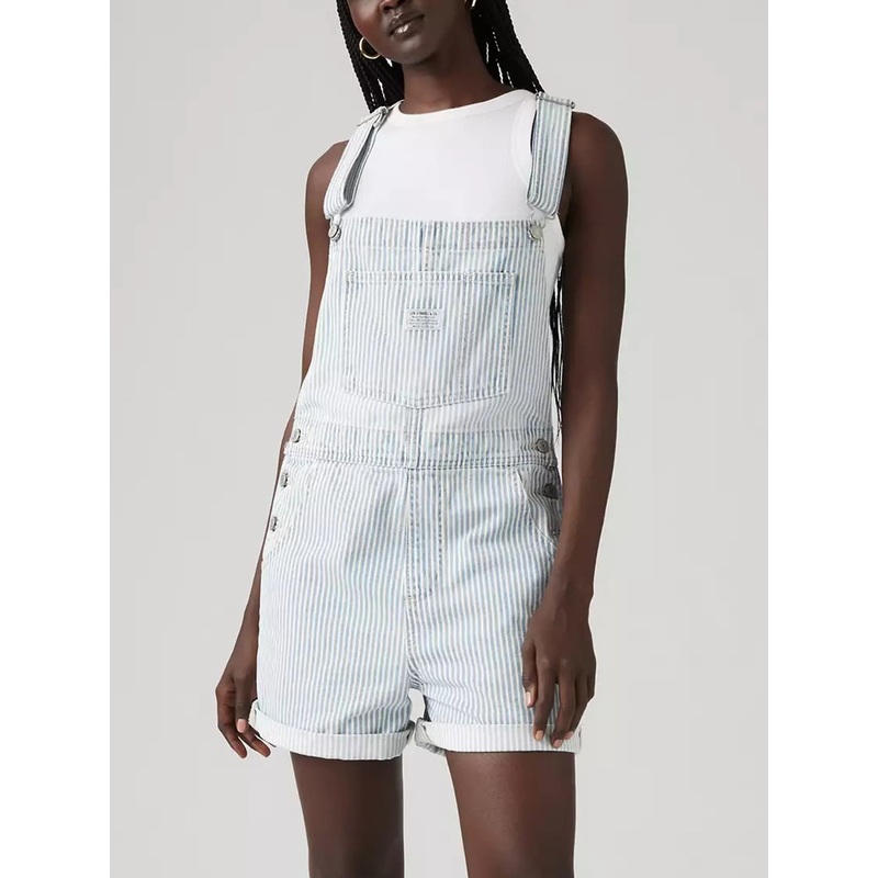 Vintage Overall Handy Woman Short