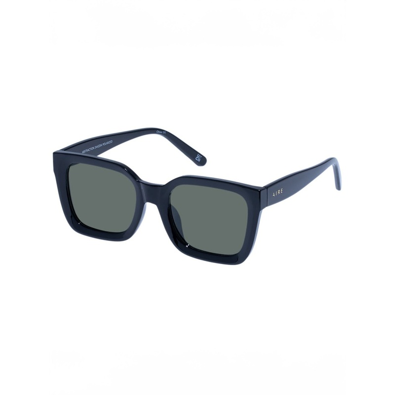Abstraction Black/Green Mono Sunglasses