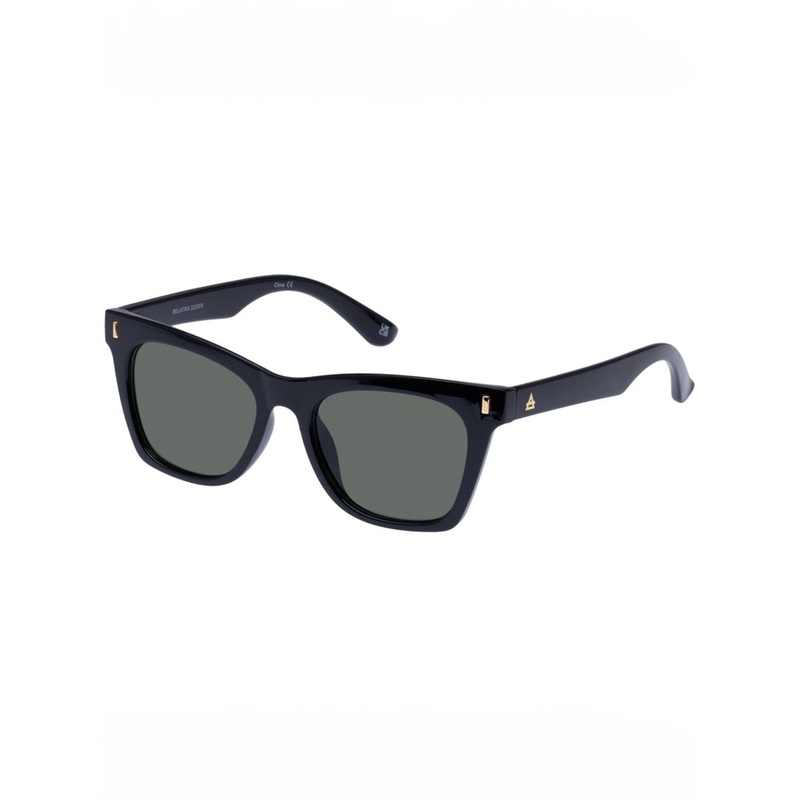 Bellatrix Black/Green Mono Sunglasses