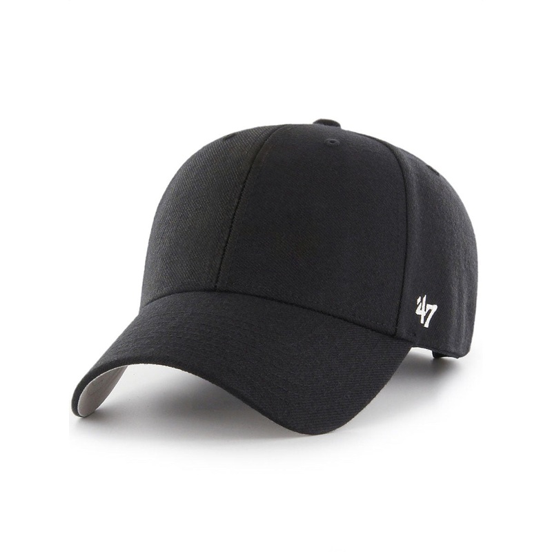 Blank Mvp Black Strapback Hat|O/S|BLACK (BK)