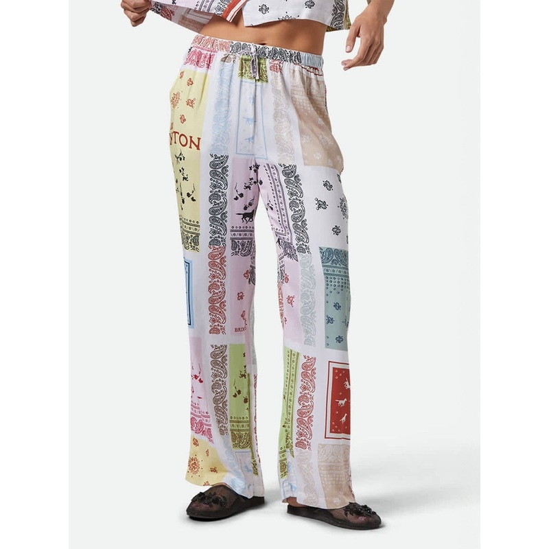 Silky Hudson Lounge Pants|SM|MED|LRG|MULTI COLOR BANDANA