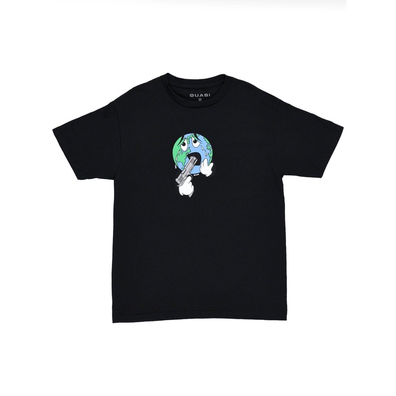 Small World T-Shirt|MED|LRG|XL|BLACK|ORANGE