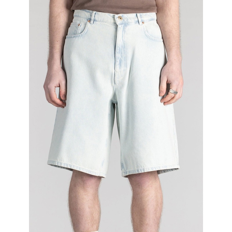 Wide 5 Shorts|30|32|34|36|LITE BLUE DENIM|SINGLE STONE