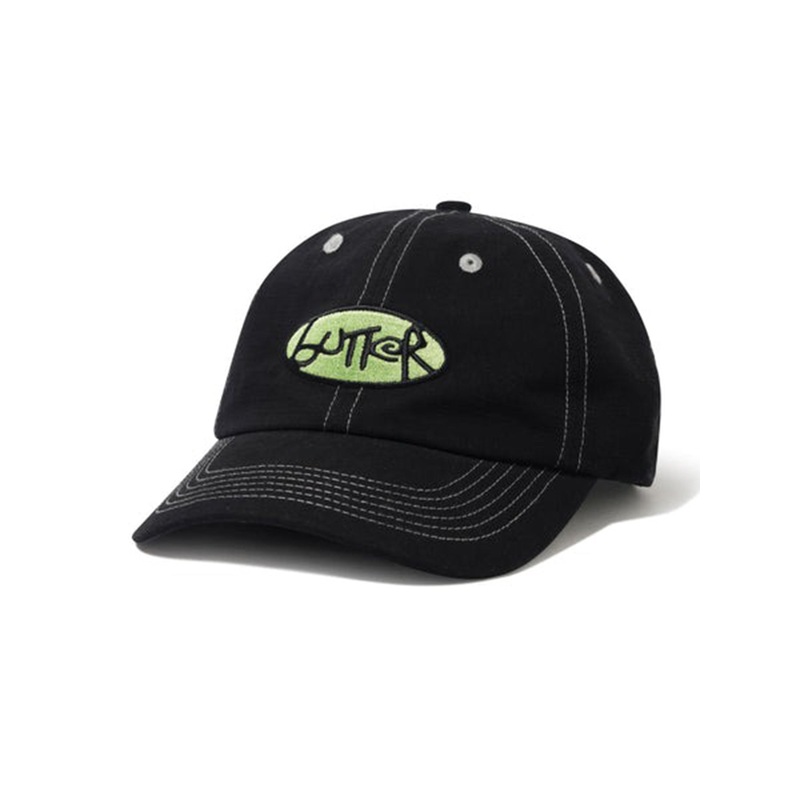 Abseil 6 Panel Strapback Hat|O/S|BLACK|FATIGUE