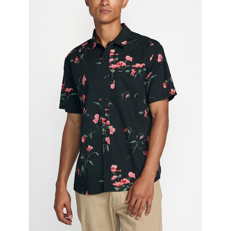 Botanical Short Sleeve Buttondown Shirt