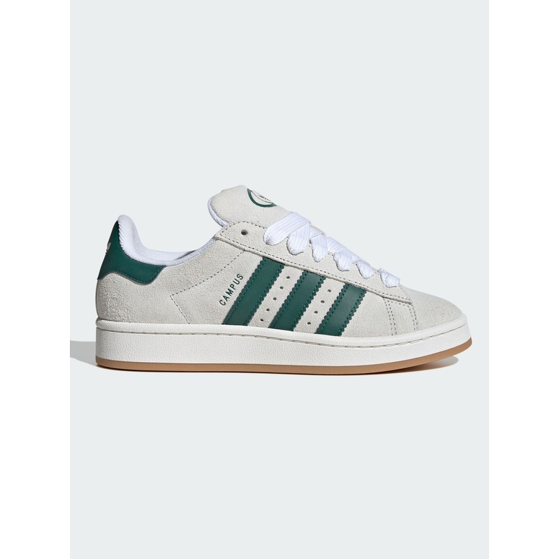 Campus 00S Crystal White/Core White/Collegiate Green Shoes