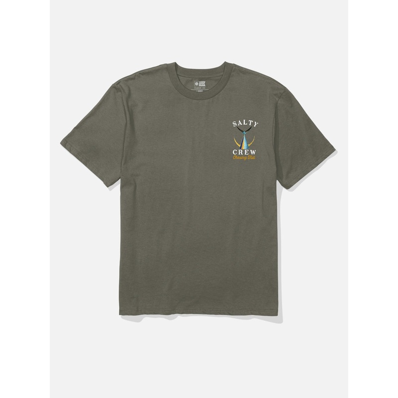 Tailed Classic T-Shirt|SM|MED|LRG|XL|TWIG|DUSTY OLIVE