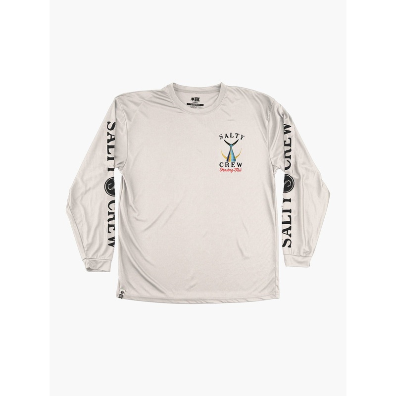 Tailed Long Sleeve Rashguard|MED|LRG|XL|WHITE