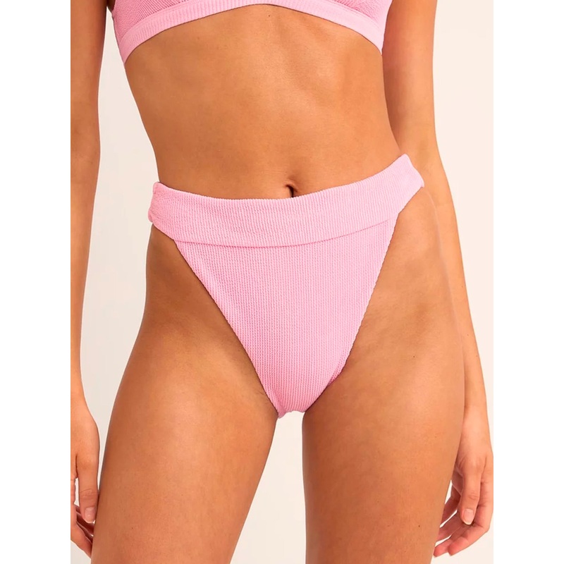 Isla Rib Hi Banded Bikini Bottom
