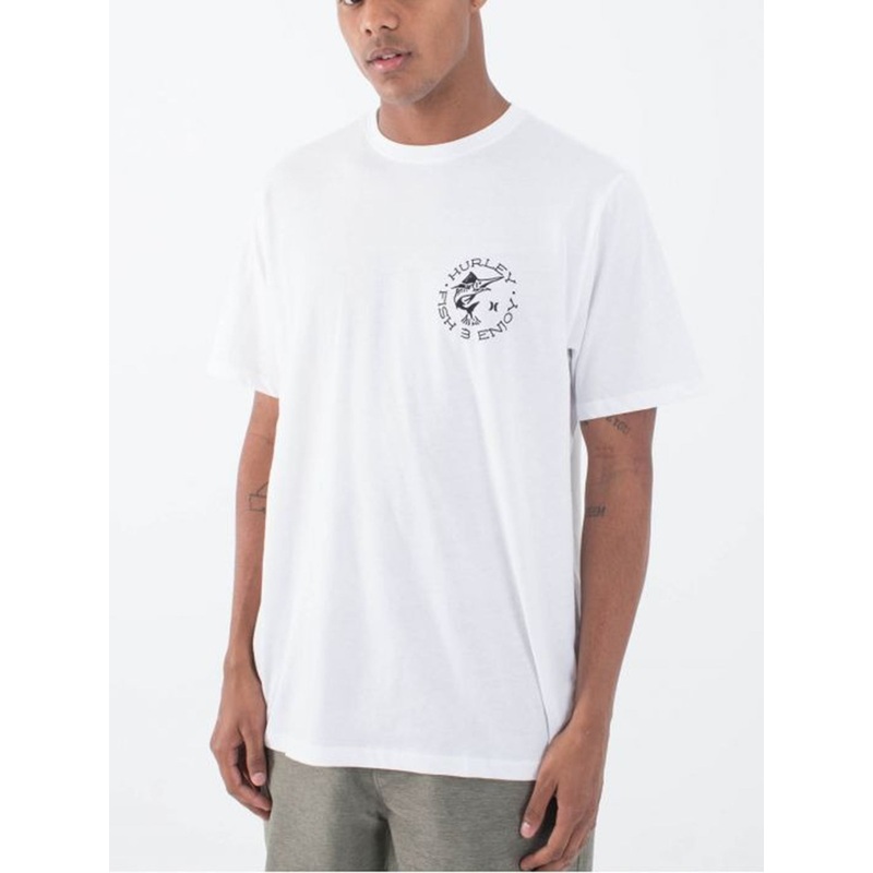Bait T-Shirt|SM|MED|XL|LRG|XXL|WHITE (100)|TROPICAL MIST HEATHER (362)