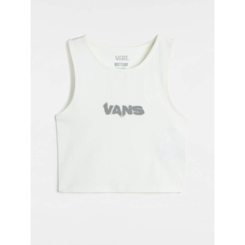 Blur Fitted Crop Tank|LRG|MED|SM|XS|MARSHMALLOW (FS8)