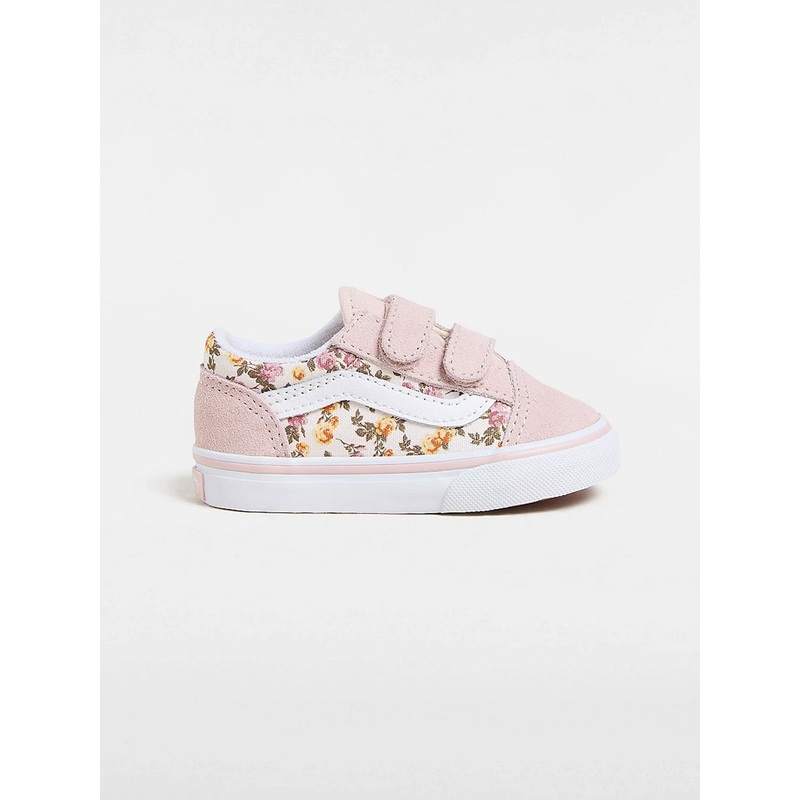 Old Skool V Romantic Floral Pink/Multi Shoes (Little Kids)