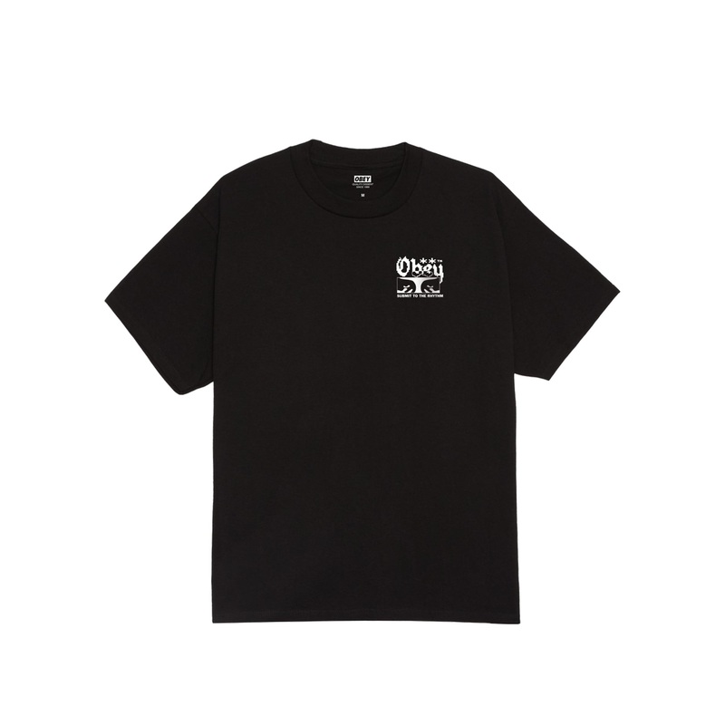 Submit To The Rhythm T-Shirt|MED|LRG|XL|BLACK (BLK)|CREAM (CRM)|MINERAL RED (MIR)