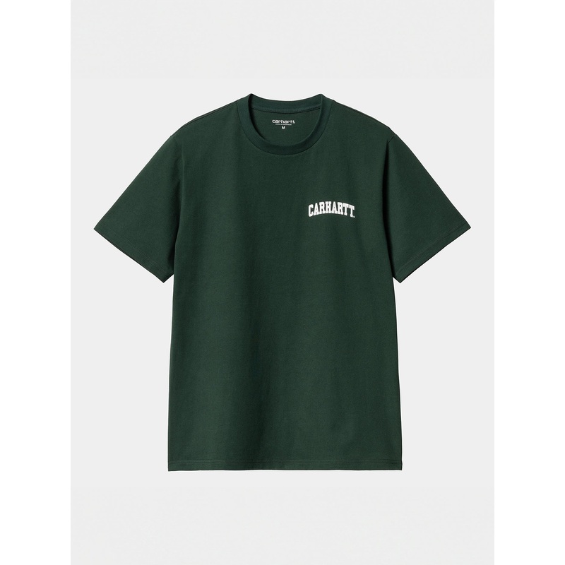 W’ University Script T-Shirt|MED|LRG|XL|CONIFER/WHITE|INK/WHITE