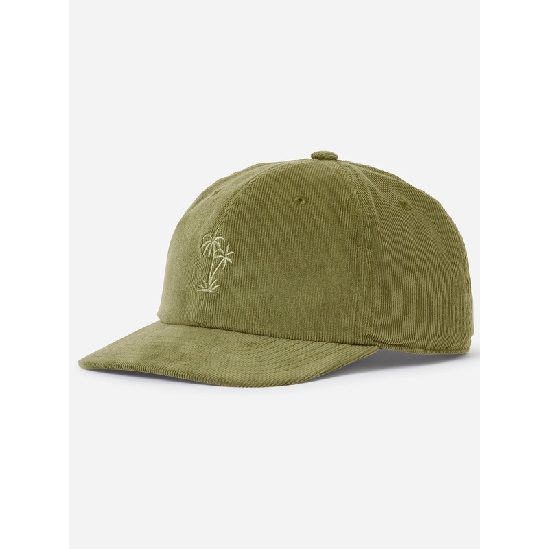 Retreat Strapback Hat|O/S|OLIVE|VINTAGE WHITE