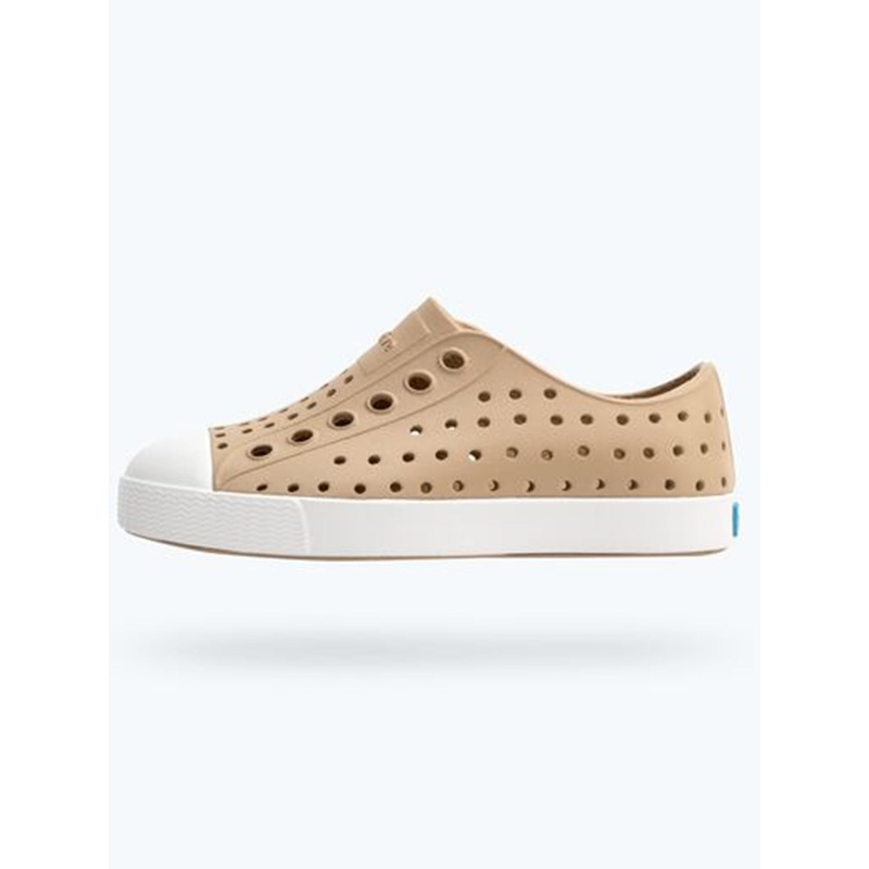 Jefferson Flax Tan/Shell White Shoes (Little Kids)