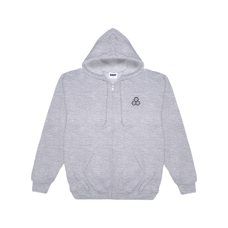 Tony Tunnel Zip Hoodie|MED|LRG|XL|HEATHER GREY