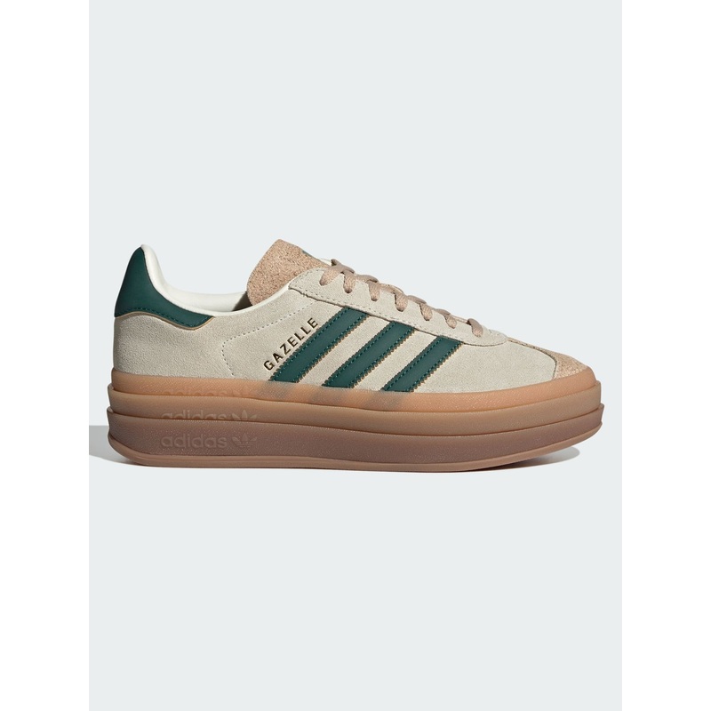 Gazelle Bold Cream White/Collegiate Green/Magic Beige Shoes