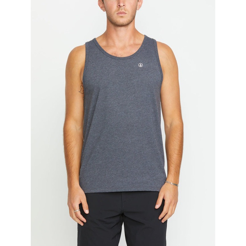 Solid Heather Tank Top|SM|MED|LRG|XL|DARK BLACK HEATHER (DBH)|STORMY BLUE (STB)|WHITE (WHT)|CAROLINA BLUE (CNA)
