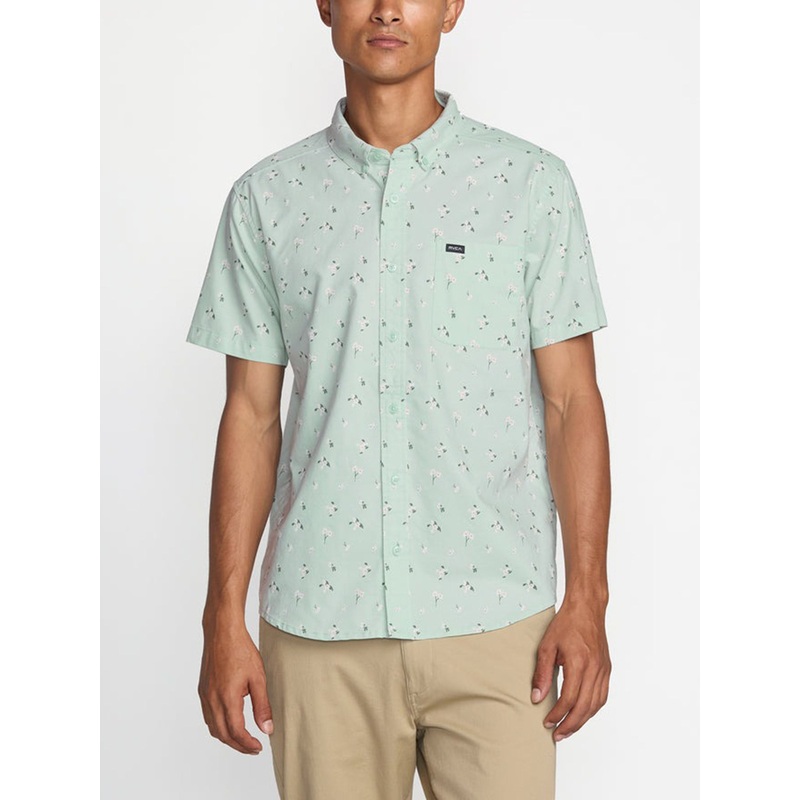 Thatll Do Print Short Sleeve Buttondown Shirt