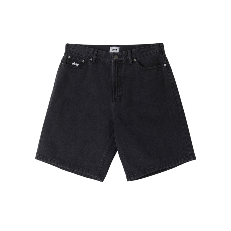 Bigwig Baggy Denim Shorts|28|29|30|31|32|33|34|36|38|FADED BLACK (FBL)|LIGHT INDIGO (LIN)|RINSE INDIGO (RID)