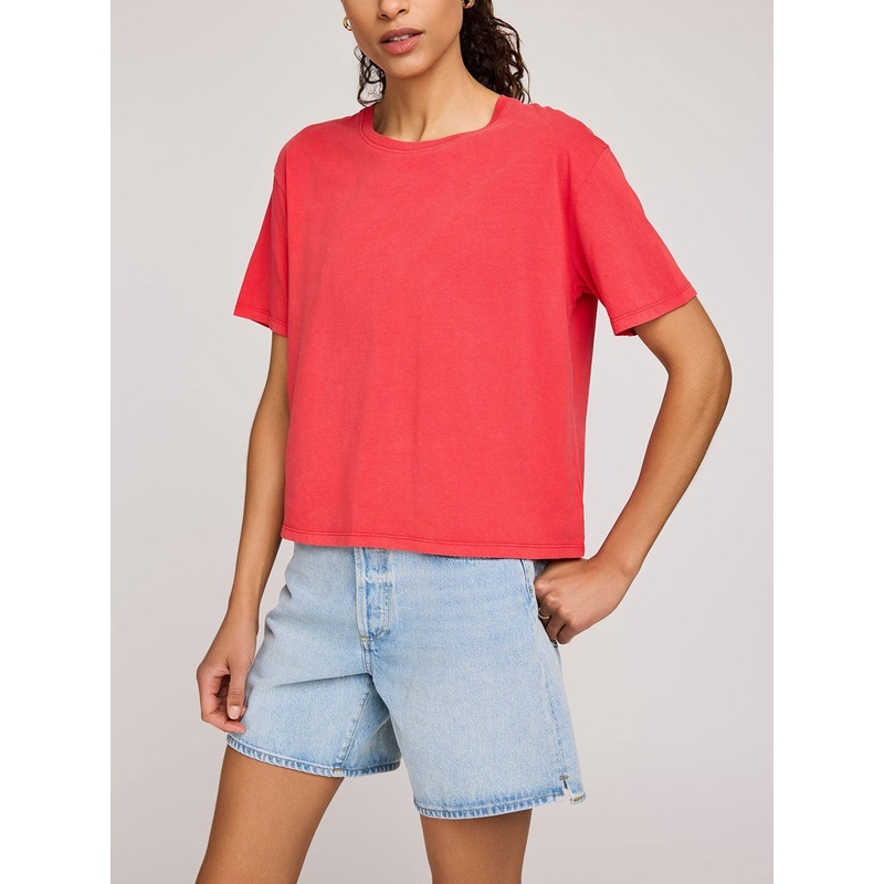 Brigitte T-Shirt|XS|SM|MED|LRG|RED|NAVY