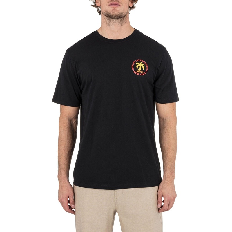 Surf Club T-Shirt|SM|MED|LRG|XL|BLACK (001)|CANDY PINK HTR (682)