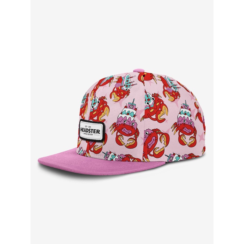 Crabcake Snapback Hat (Kids)|52CM|56CM|PINK MARSHMALLOW